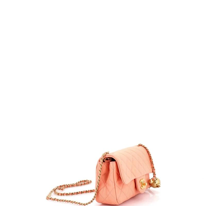 Chanel Pearl Crush Flap Bag Quilted Lambskin Mini - 2