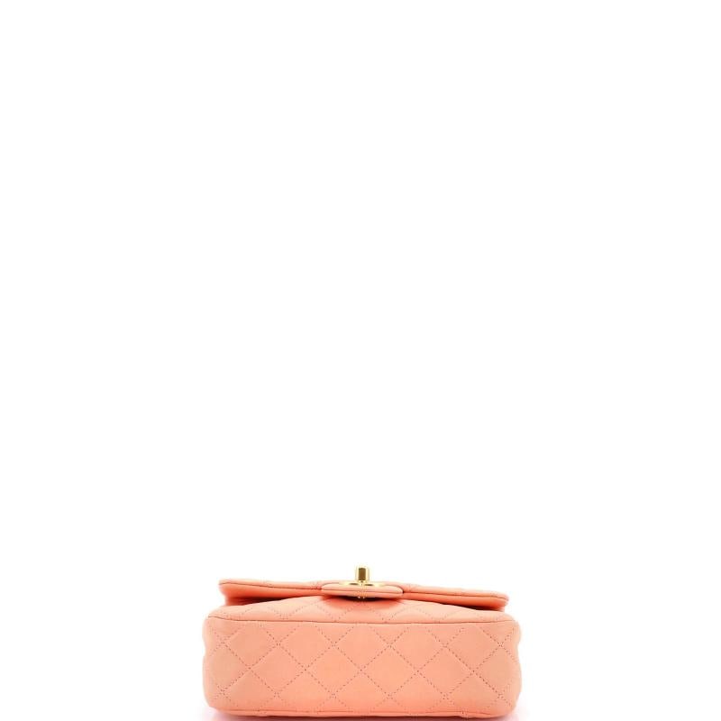 Chanel Pearl Crush Flap Bag Quilted Lambskin Mini - 4