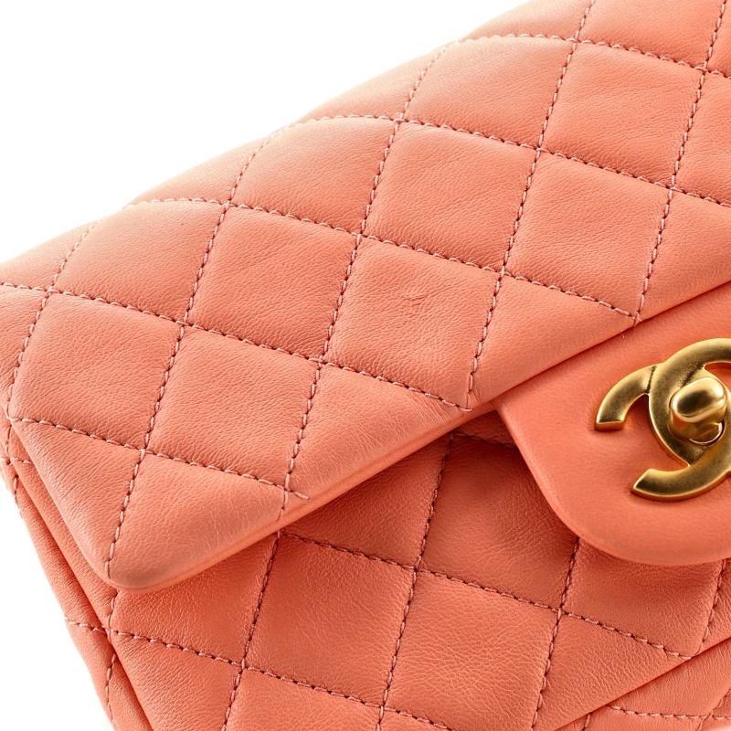 Chanel Pearl Crush Flap Bag Quilted Lambskin Mini - 6