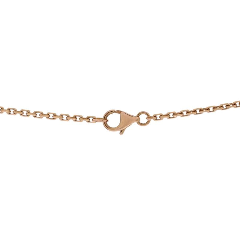 Cartier Love Interlocking Necklace 18K Rose Gold with Diamonds - 4