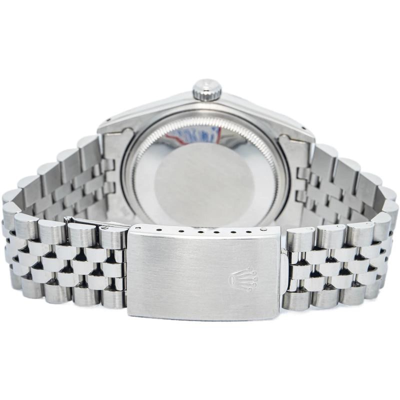Rolex Datejust 16014 SS Jubilee Silver Stick Dial Auto Men's Watch 36mm - 5