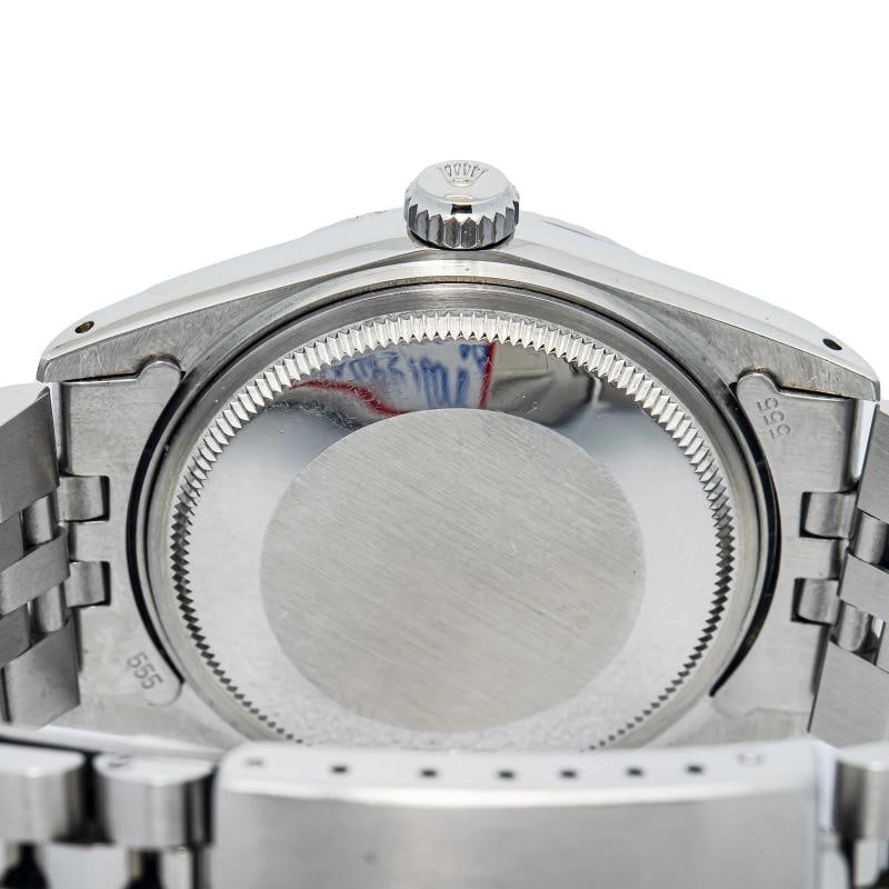Rolex Datejust 16014 SS Jubilee Silver Stick Dial Auto Men's Watch 36mm - 6