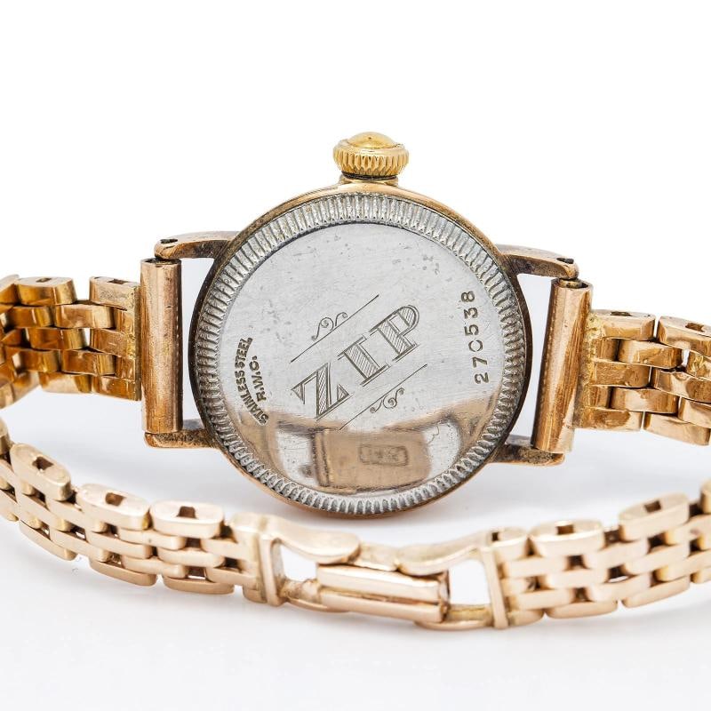 Rolex Oyster Vintage 14K Rose Gold Manuel Off-White Dial Ladies Watch 23mm - 6