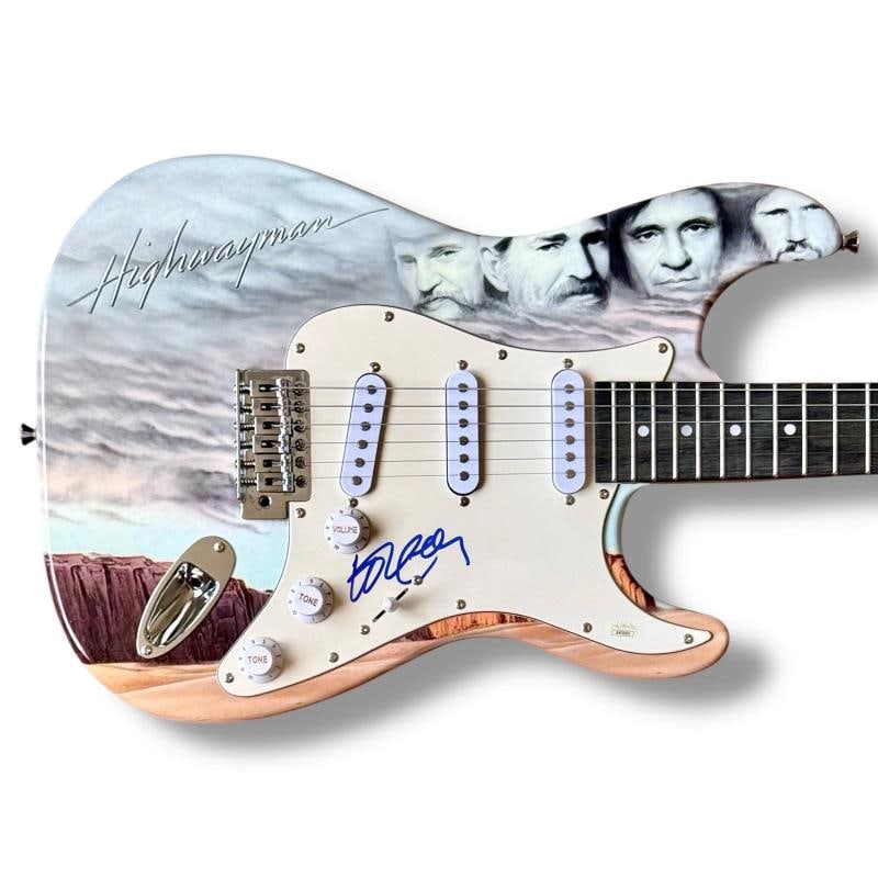Willie Nelson Signed Custom Guitar (JSA COA): Industry: Music,Signed: Yes,Autograph Authentication: James Spence (JSA),Original/Reproduction: Original,Country of Origin: United States