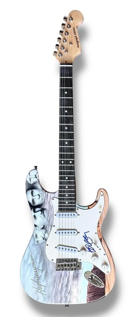 Willie Nelson Signed Custom Guitar (JSA COA) - 2