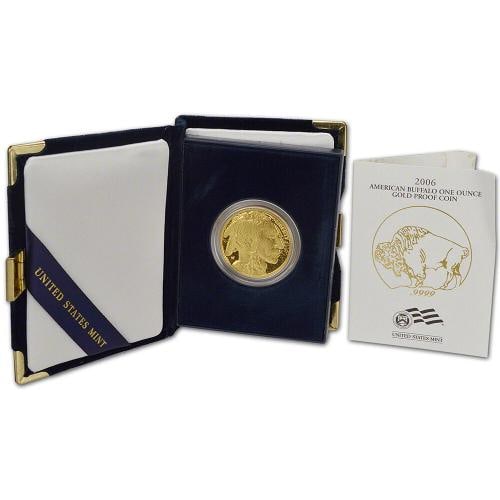 2006-W American Gold Buffalo Proof (1 oz) $50: Country of Origin: United States,Certification: U.S. Mint,Coin: American Eagle,Year: 2006,Strike Type: Proof,Brand/Mint: U.S. Mint,Fineness: 0.9999,Total Precious Metal Content: 1 Troy