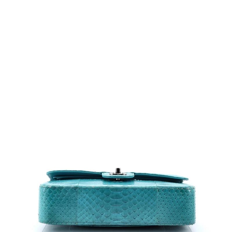 Chanel Classic Double Flap Bag Python Medium - 4