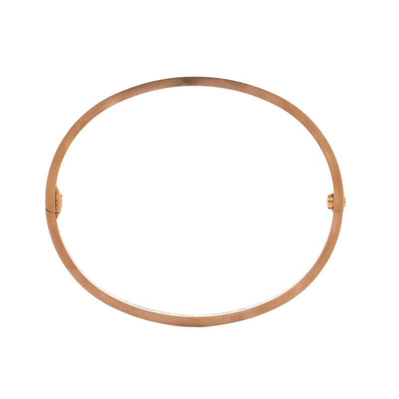 Cartier Love Bracelet 18K Rose Gold Small - 3