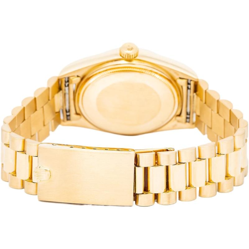 Rolex Datejust 16018 President 18k Yellow Gold Ivory Dial Automatic Unisex 36mm - 5