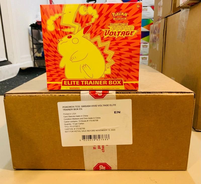 Pokemon Vivid Voltage Sealed Case 10 Elite Trainer Boxes Gilbert Games: Condition: New/Factory Sealed: A brand-new, unused, unopened, undamaged item (including handmade items).. ,Country of Origin: United States,Configuration: Booster Pack,TV Show: PokÃƒÂ&#