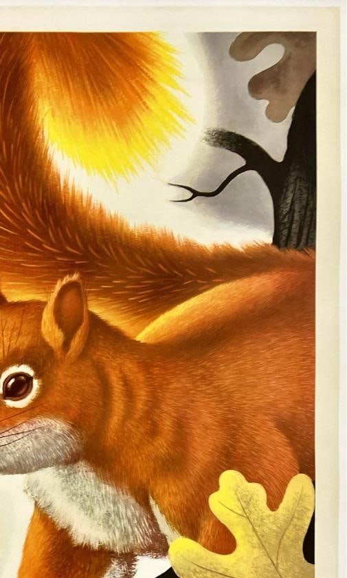 Original Vintage Poster WESTERN WINCHESTER SQUIRREL Hunting Shooting Outdoors OL - 3