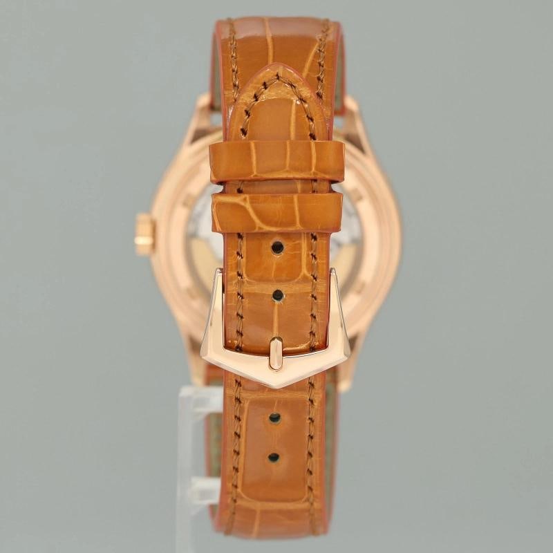 MINT Patek Philippe Rose Gold Annual Calendar 5035r White Roman 37mm Watch Box Papers - 5