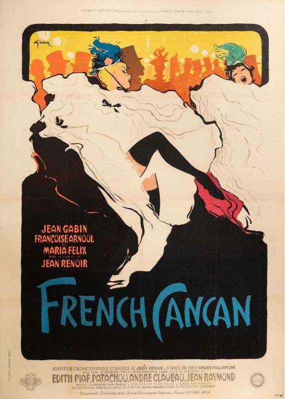 Original Movie Poster - Gruau - French Cancan - Moulin Rouge - Edith Piaf - 1955: Condition: Used: An item that has been used previously. See the sellerÃ¢â‚¬â„¢s listing for full details and description of any imperfections. ,Features: