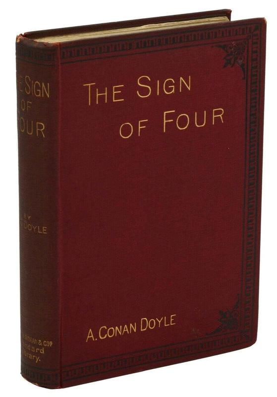 The Sign of Four by ARTHUR CONAN DOYLE ~ First Edition 2nd Issue 1890 ~ 1st UK (1 of 5)