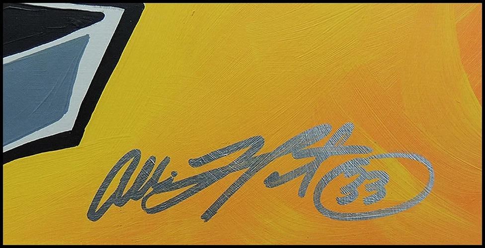 Allison Lefcort Acrylic Painting Original Signed Modern Street Graffiti Artwork - 3