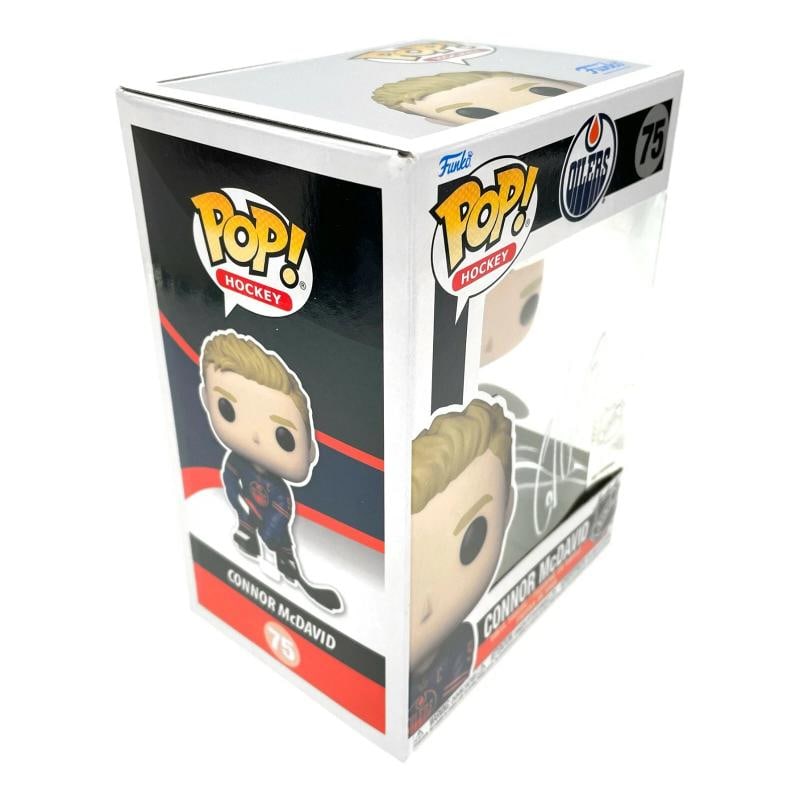 Connor McDavid Autographed Funko Pop #75 Edmonton Oilers JSA COA Signed Hockey - 8