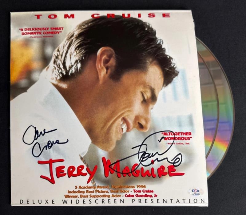 Tom Cruise Cameron Crowe Signed Jerry Maguire PSA (1 of 2)