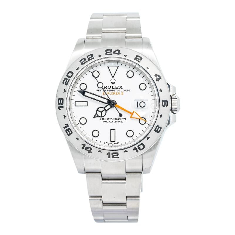 Rolex Explorer II 216570 SS Oyster Polar White Dial Automatic Men's Watch 42mm (1 of 5)