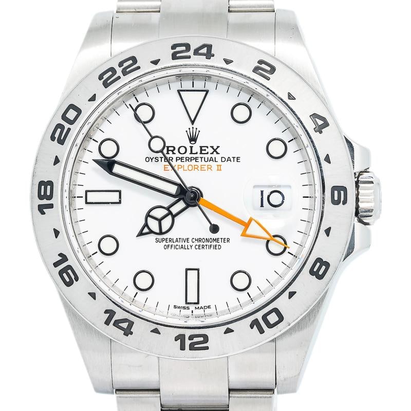 Rolex Explorer II 216570 SS Oyster Polar White Dial Automatic Men's Watch 42mm - 2