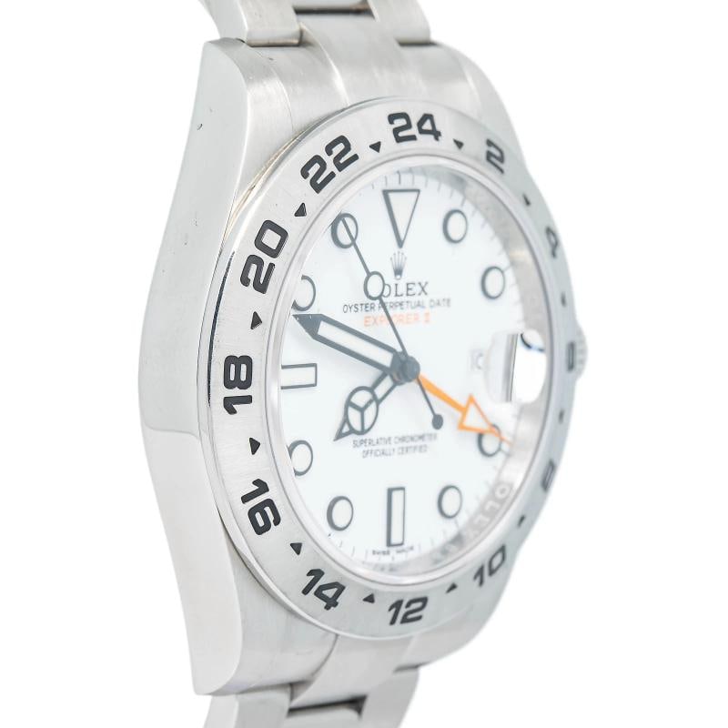 Rolex Explorer II 216570 SS Oyster Polar White Dial Automatic Men's Watch 42mm - 4