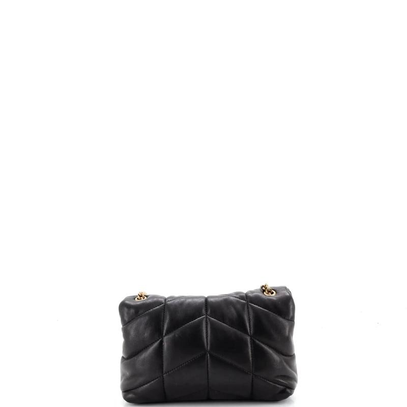 Saint Laurent Loulou Puffer Shoulder Bag Quilted Leather Mini - 3
