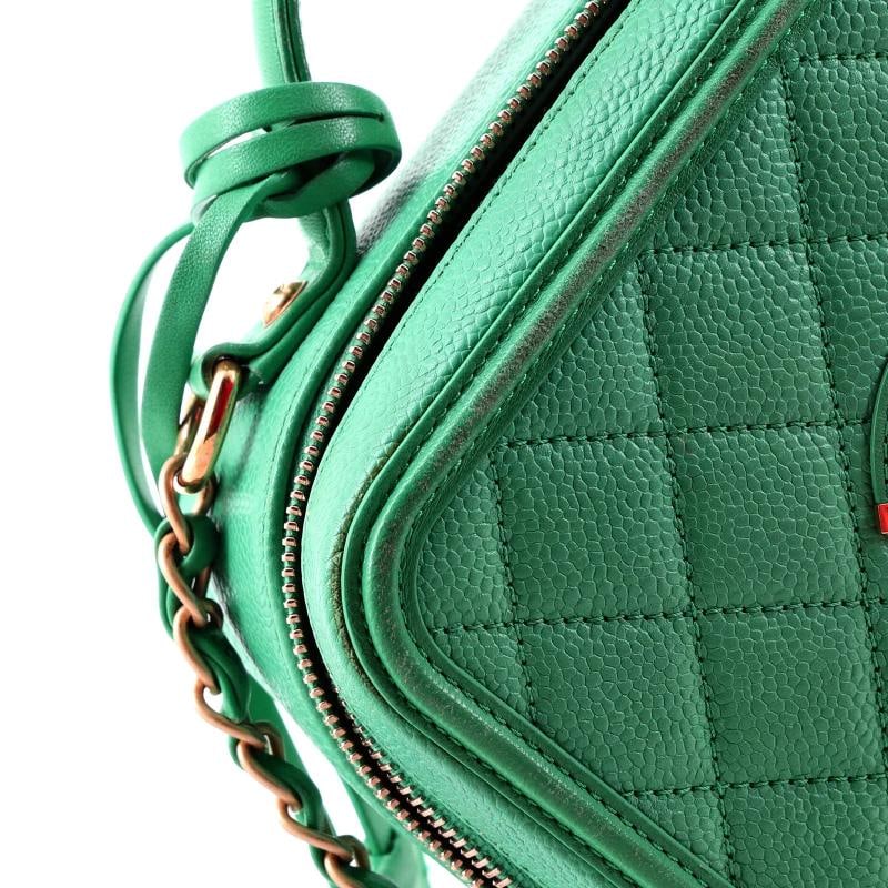 Chanel Filigree Vanity Case Quilted Caviar Medium - 6
