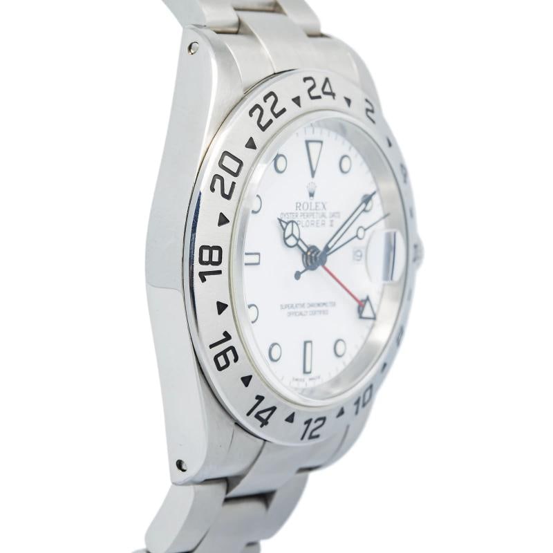 Rolex Explorer II 16570 Stainless Steel White Dial Auto Men's Watch 40mm - 4
