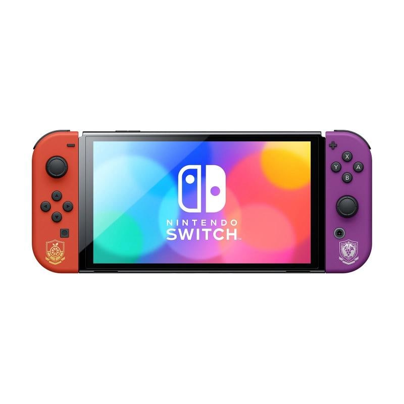 Nintendo Switch OLED Pokemon Scarlet & Violet Edition Bundle + Mario Party - 4
