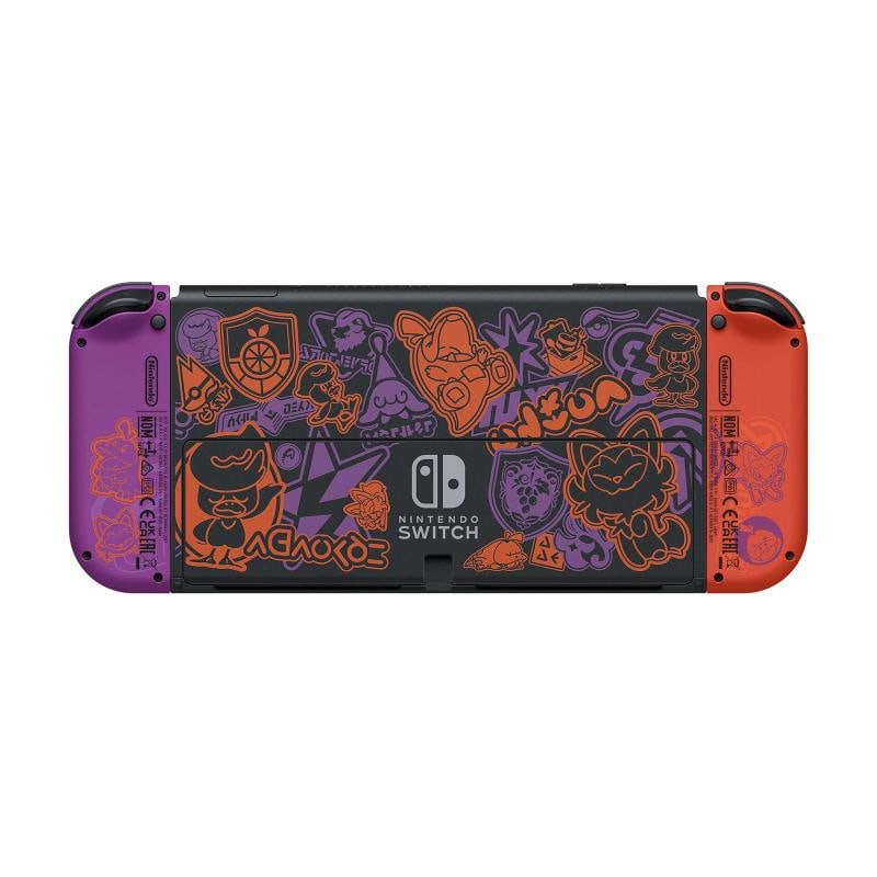 Nintendo Switch OLED Pokemon Scarlet & Violet Edition Bundle + Mario Party - 6