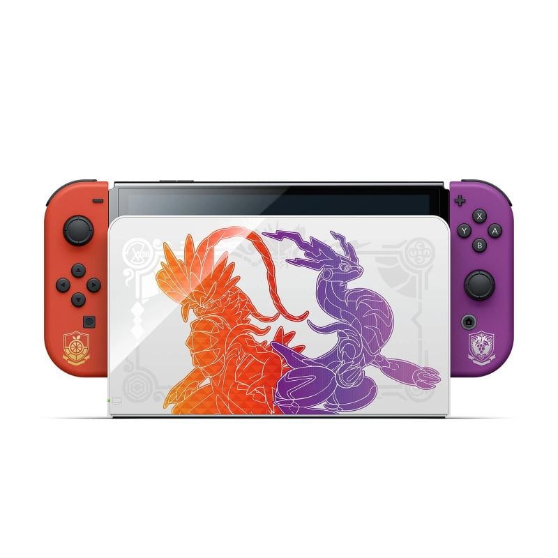 Nintendo Switch OLED Pokemon Scarlet & Violet Edition Bundle + Mario Party - 7