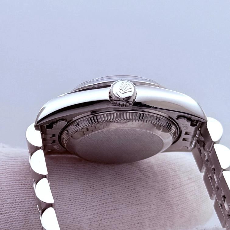 Rolex Ladies Datejust 79160 26mm Blue Dial Jubilee Stainless Steel Box Papers - 9