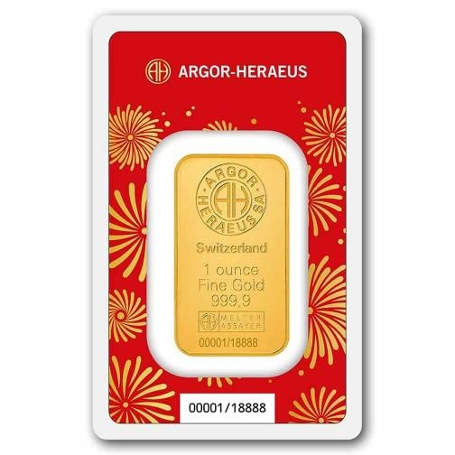 2026 1 oz Gold Bar - Argor-Heraeus Year of the Horse (In Assay) - 2