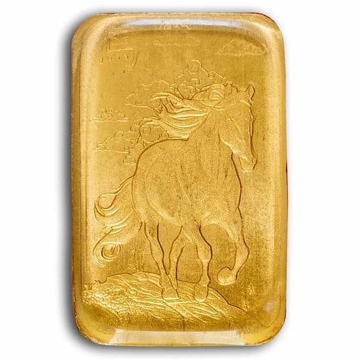 25x1 gram Gold Bar PAMP Suisse Lunar Horse Multigram (In Assay) - 3