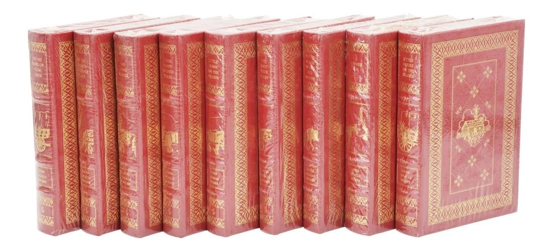 Little House on the Prairie ~ LAURA INGALLS WILDER ~ 9 Volume Set ~ Easton Press - 4