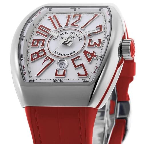 New Franck Muller Vanguard Automatic White Dial Men's Watch V 45 SC DT AC RG - 2