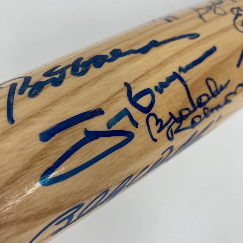 Beautiful Hall Of Fame Multi Signed Baseball Bat 48 Sigs Sandy Koufax Beckett - 8