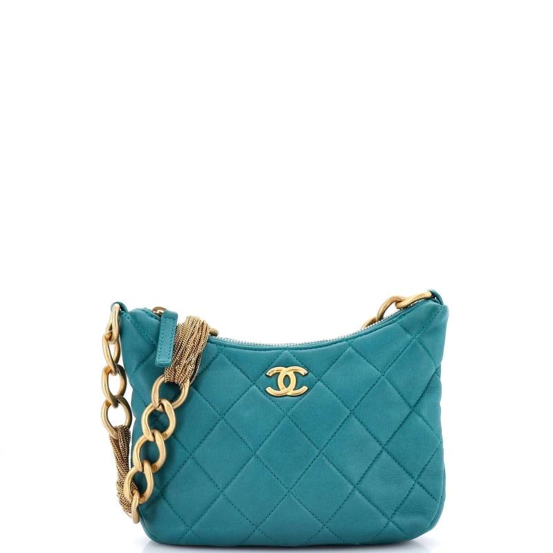 Chanel CC Mixed Chain Link Zip Hobo Quilted Lambskin (1 of 5)