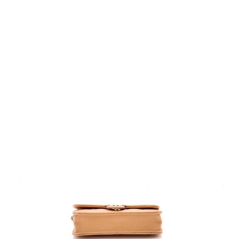 Chanel Classic Top Handle Flap Phone Holder with Chain Quilted Lambskin - 4