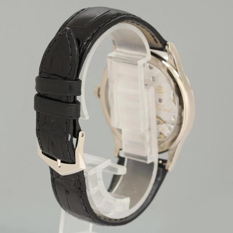 2021 PAPERS Patek Philippe 6119g 37mm White Gold Calatrava Black Leather Watch - 6
