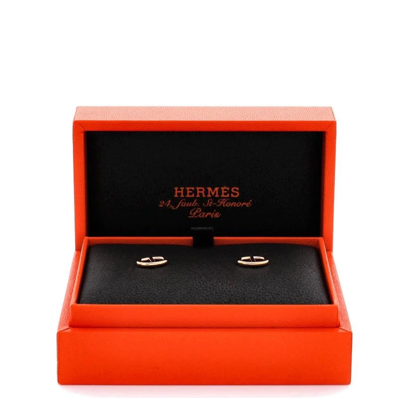 Hermes Farandole Stud Earrings 18K Rose Gold Very Small - 2