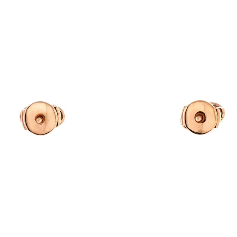 Hermes Farandole Stud Earrings 18K Rose Gold Very Small - 3