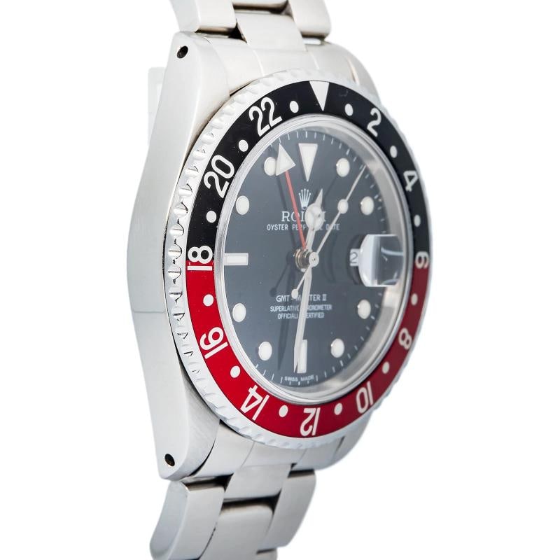 Rolex GMT-Master II Coke 16710 SS Oyster Black Dial Auto Men's Watch 40mm - 4