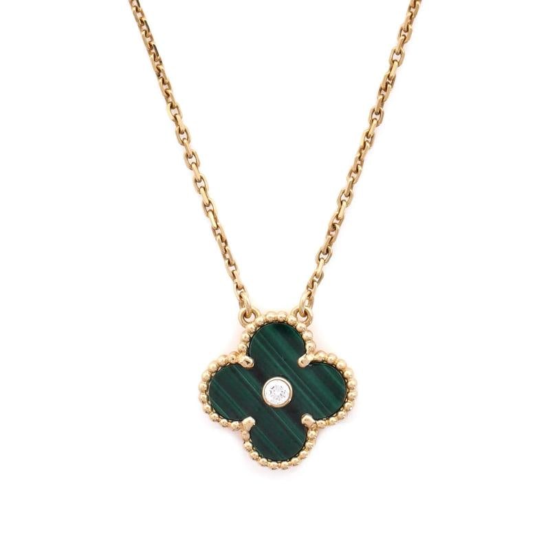 Van Cleef & Arpels Vintage Alhambra Pendant Necklace 18K Yellow Gold - 3