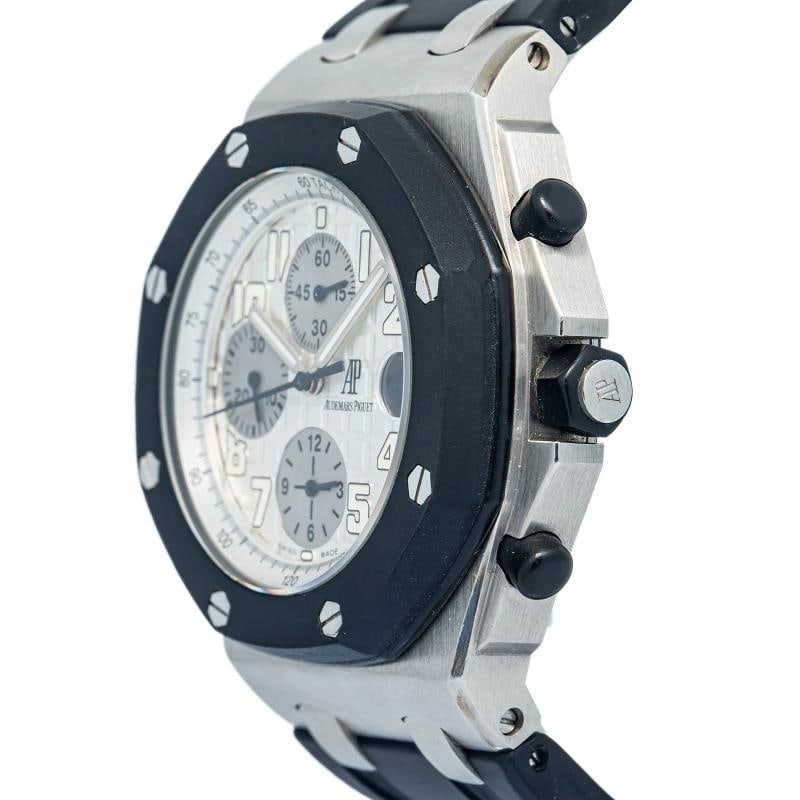 Audemars Piguet Royal Oak Offshore 25940SK SS White Dial Men's Watch 42mm - 3