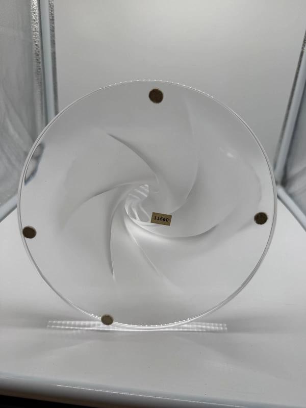 LALIQUE FRANCE FROSTED CRYSTAL ART GLASS SCULPTURE~SIGNED~(13"H & 7.5"Dia) - 16
