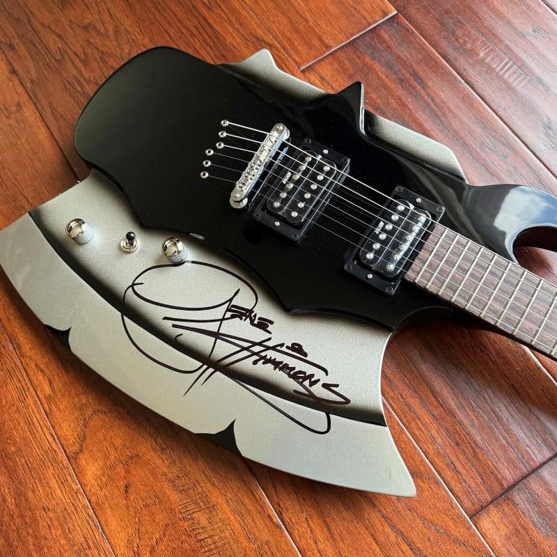 GENE SIMMONS Signed Guitar (PSA LOA) - 10