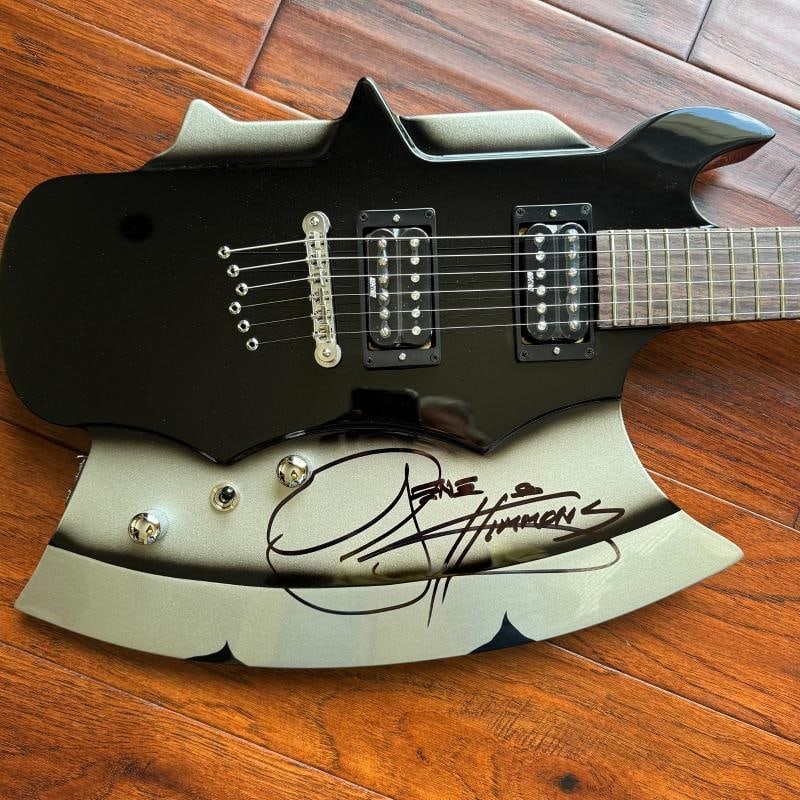 GENE SIMMONS Signed Guitar (PSA LOA) - 2