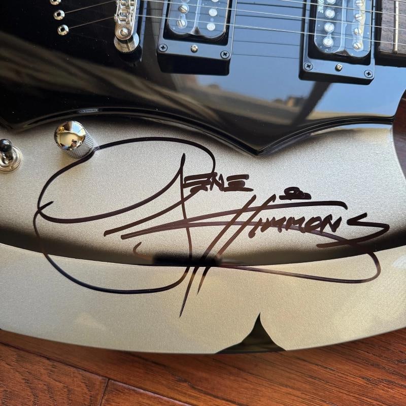 GENE SIMMONS Signed Guitar (PSA LOA) - 3