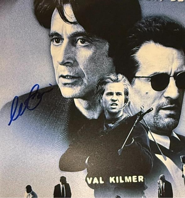 Val Kilmer Al Pacino Robert DeNiro Signed 11x17 Heat PhotoPoster Beckett Witness - 3