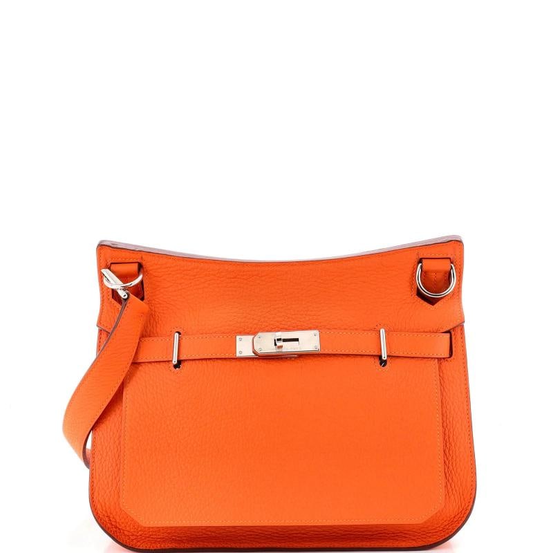 Hermes Jypsiere Bag Clemence 28: Condition: Pre-owned - Good,Brand: Hermes,Exterior Material: Leather,Style: Shoulder Bags,Exterior Color: Red,Department: Women,Size: 28,Accessories: With Strap Condition: Very good. Exterior: minor